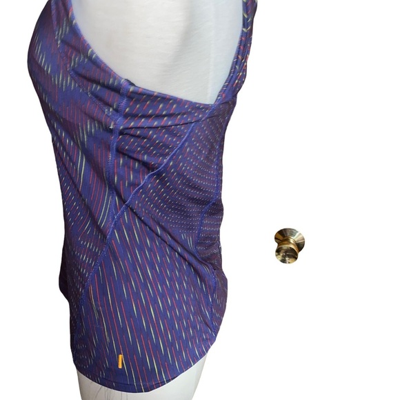 Women's LUCY Fitness Fix Strappy Tank Top Zip Pocket size medium M - Picture 2 of 4